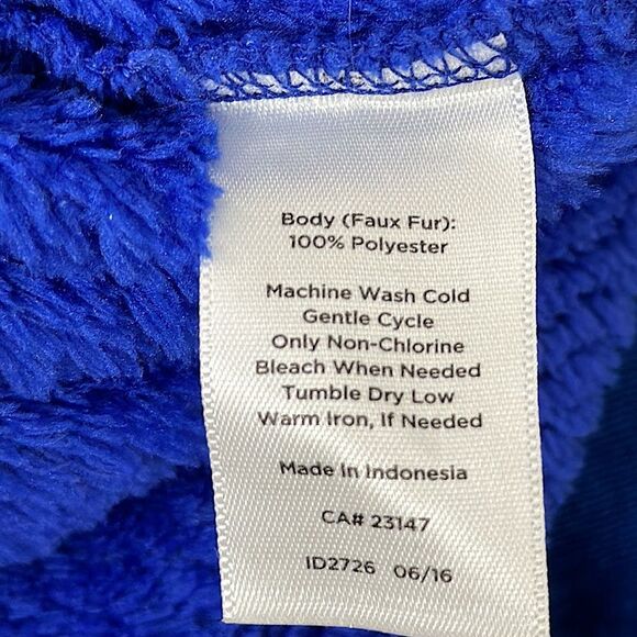 Talbots Fleece Jacket Size Medium Cozy Full Zip Long Sleeve - Picture 11 of 11